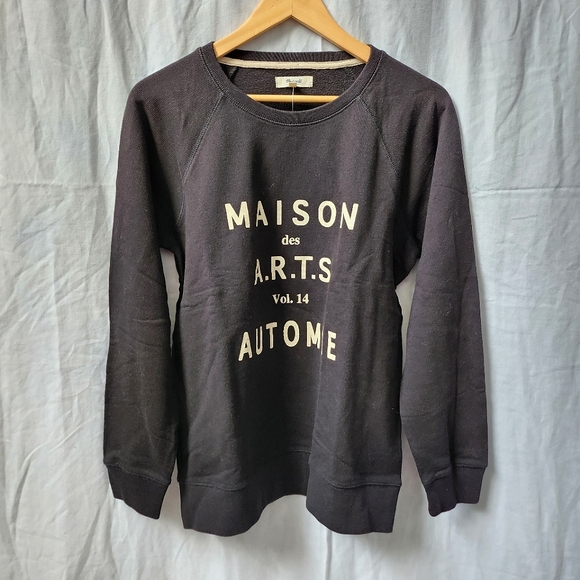 Madewell Tops - NWT Black Sweatshirt